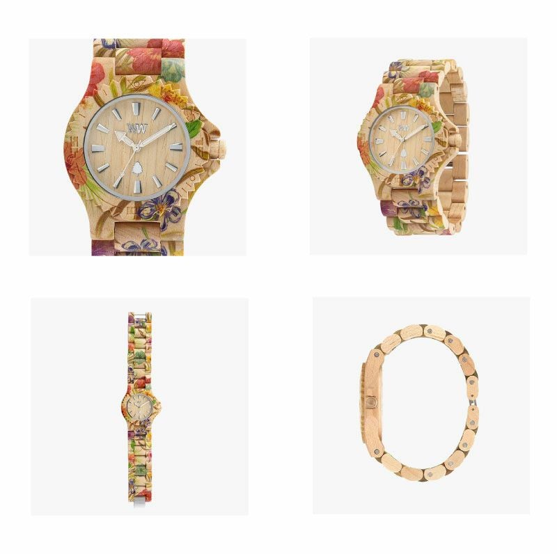 WEWOOD DATA FLOWER BEIGE 木の腕時計 ウィーウッド