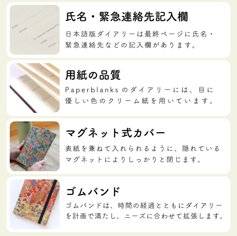 【2027】ペーパーブランクス 2027年 ダイアリー 【ミディ】サイズ 　月間インディックスシールプレゼント スケジュール帳 　Paperblanks 125×180mm 130×180mm プレゼント