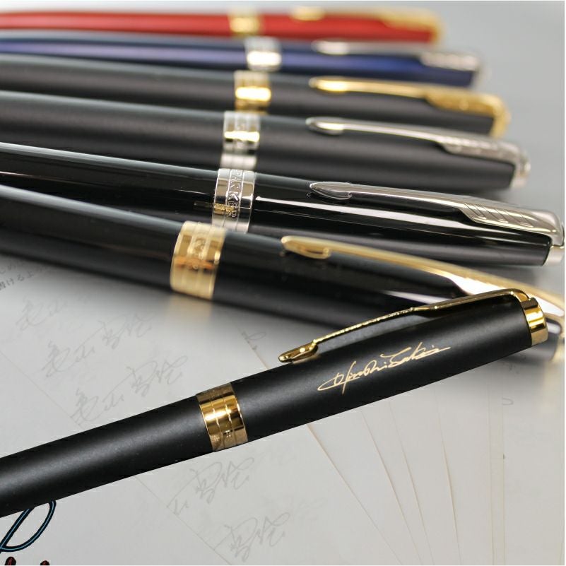 パーカーソネットボールペンレッドGT 純正黒M字替え芯1本付きセット