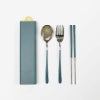 【名入れ対応】カトラリーセット 携帯用 お箸 スプーン フォーク マイカトラリー 名入れ彫刻 ラディッシュブラウン グリーン ブルー 持ち運び SDGs 学校 職場 アウトドア キャンプ