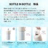 【名入れ対応】ボトルインボトル ペットボトルケース BOTTLE IN BOTTLE 折りたたみハンドル式 ペットボトルクーラー 保冷 保温 真空断熱 500ml 650ml パウダー塗装