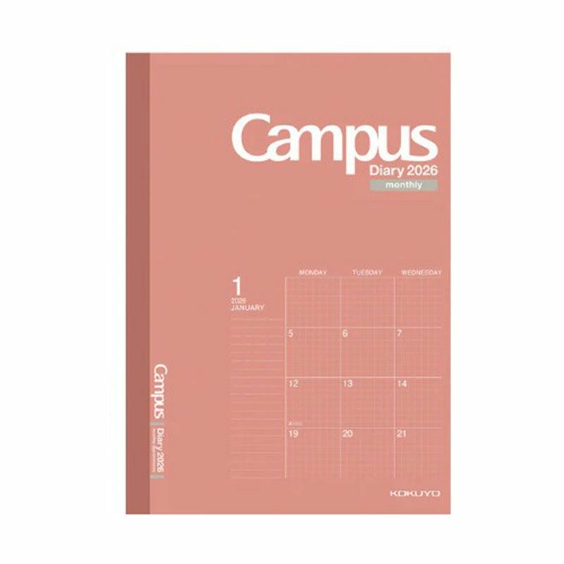 2026年 【方眼タイプ】　[A5]　キャンパスダイアリー