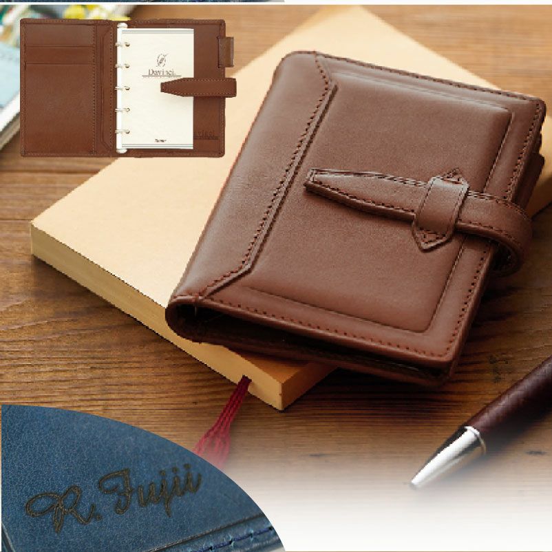 ダヴィンチシステム手帳 ロロマクラシック ミニ5サイズ ダークブラウン