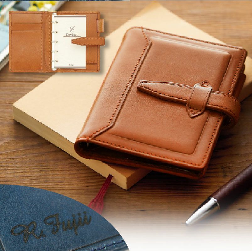 ダヴィンチシステム手帳 ロロマクラシック ミニ5サイズ ブラウン