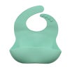 【名入れ無料】 シリコンビブ スタイ よだれかけ 長さ調節 ベビー 赤ちゃん キッズ こども ギフト 誕生日 プレゼント くすみカラー ブルー ピンク モカ