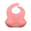 【名入れ無料】 シリコンビブ スタイ よだれかけ 長さ調節 ベビー 赤ちゃん キッズ こども ギフト 誕生日 プレゼント くすみカラー ブルー ピンク モカ