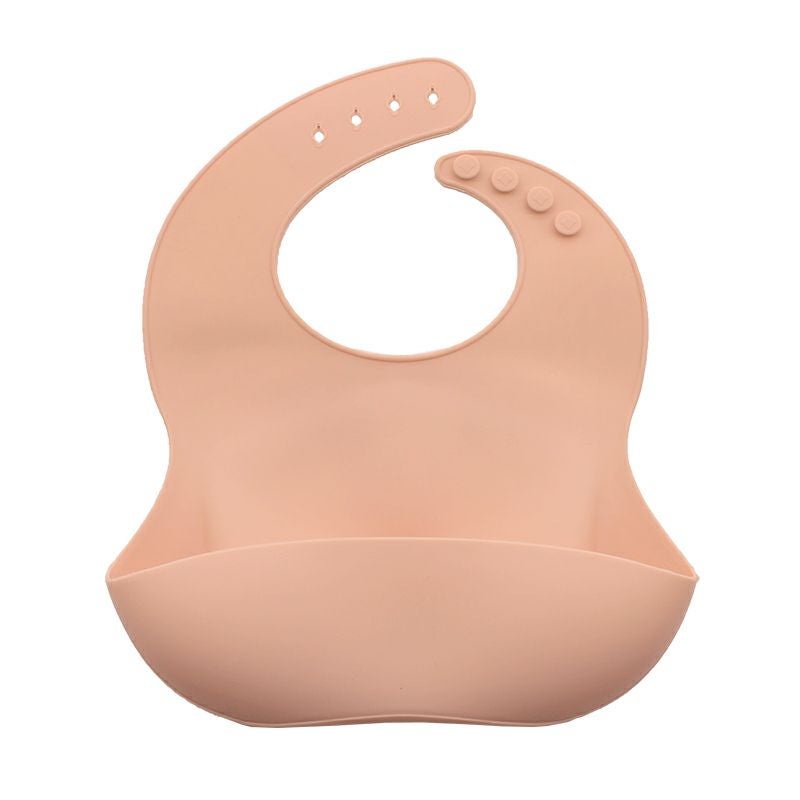 【名入れ無料】 シリコンビブ スタイ よだれかけ 長さ調節 ベビー 赤ちゃん キッズ こども ギフト 誕生日 プレゼント くすみカラー ブルー ピンク モカ