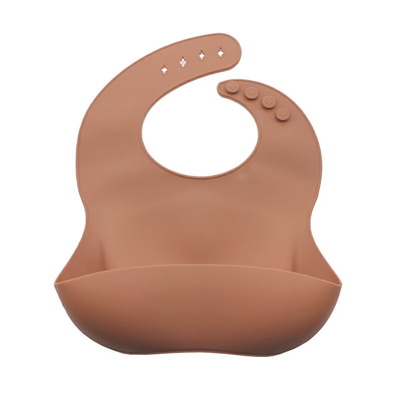 【名入れ無料】 シリコンビブ スタイ よだれかけ 長さ調節 ベビー 赤ちゃん キッズ こども ギフト 誕生日 プレゼント くすみカラー ブルー ピンク モカ