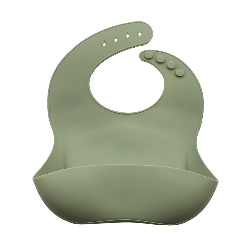 【名入れ無料】 シリコンビブ スタイ よだれかけ 長さ調節 ベビー 赤ちゃん キッズ こども ギフト 誕生日 プレゼント くすみカラー ブルー ピンク モカ