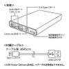【名入れ無料】 【ロゴ入れ対応】　モバイルチャージャー バッテリー 充電器 10000mAh Type-C対応 スマートフォン スマホ アイフォン iPhone USB ブラック ホワイト ピンク ブルー 旅行 記念品 ノベルティ 販促 ギフト プレゼント