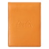 ロディア　オーガナイザー　ブリオン　Rhodia organizer Brillant 8×11cm 山羊革 システム手帳 ミニ３穴 メモ ブラック ホワイト オレンジ