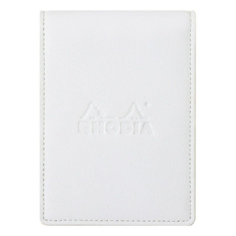 ロディア　オーガナイザー　ブリオン　Rhodia organizer Brillant 8×11cm 山羊革 システム手帳 ミニ３穴 メモ ブラック ホワイト オレンジ