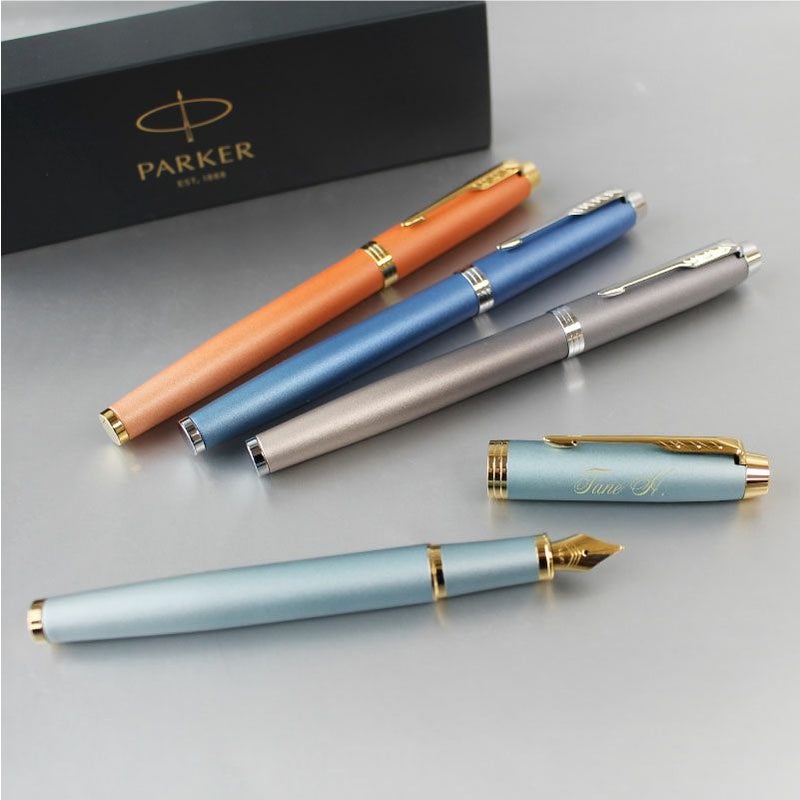【名入れ無料】 PARKER パーカー IM リチュアル ターコイズグリーンGT グレイCT 万年筆 F 文房具 筆記具 ギフト プレゼント 贈り物 クリスマス