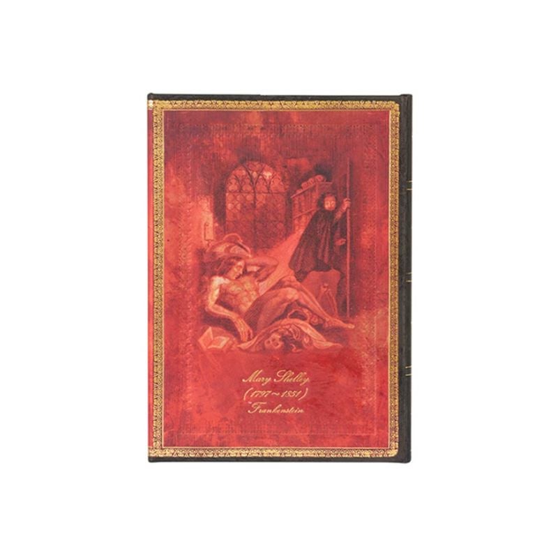 paperblanks メアリー・シェリー フランケンシュタイン ミディサイズ ハードカバー 罫線 ペーパーブランクス