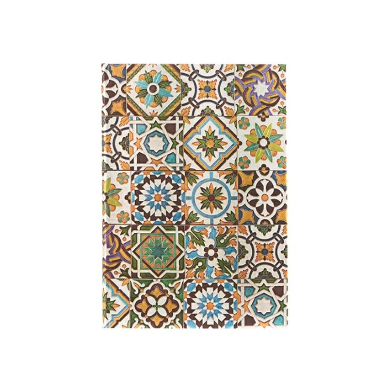 paperblanks ポルトガルのタイル ポルト ミディサイズ ハードカバー 罫線 ペーパーブランクス
