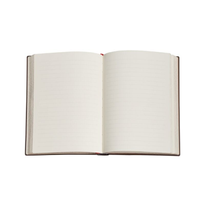 paperblanks FLEXIS レッドベルベッド ミディサイズ ソフトカバー 罫線 ペーパーブランクス