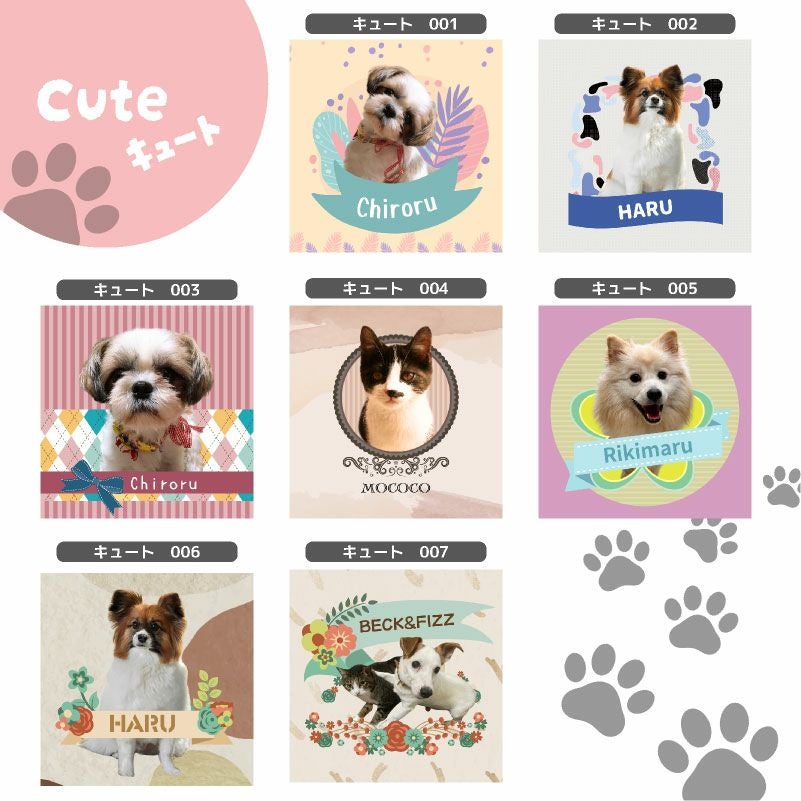 【写真入れ/名入れ無料】 特急プリント オリジナルコースター ソフトコースター ラウンドホワイト 写真プリント 全面プリント オーダーメイド ペット うちの子グッズ 犬 猫 孫 テーブルウェア カフェ 記念 ギフト メモリアル 思い出 景品 誕生日 プレゼント