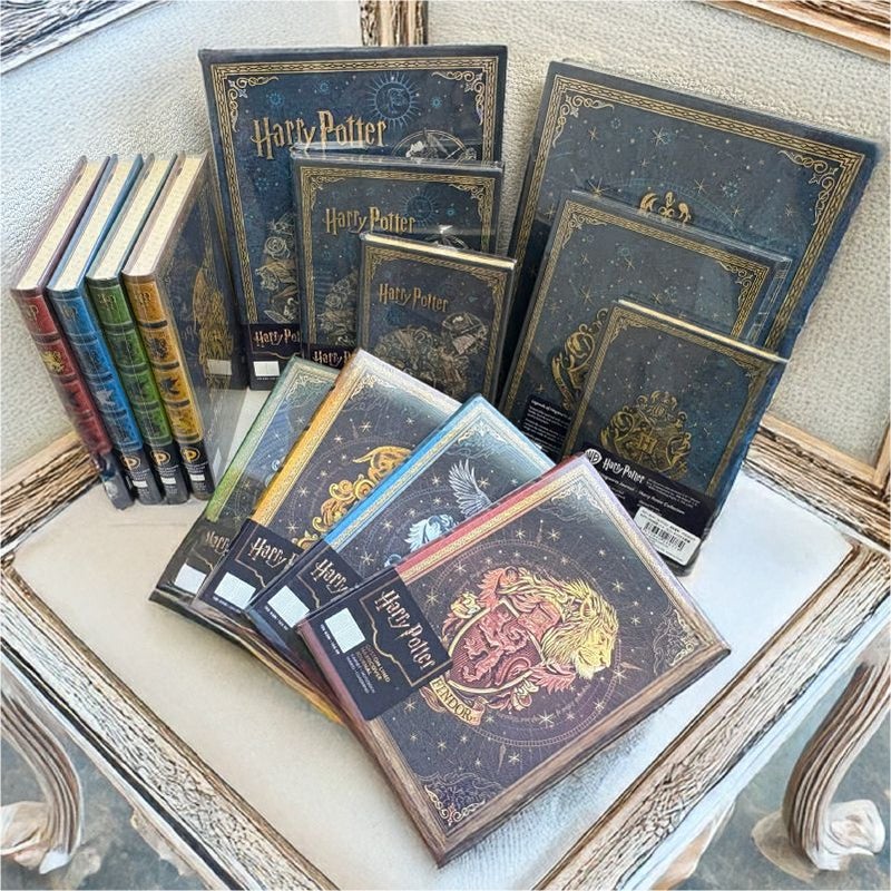 【全寮コンプリートセット】ペーパーブランクス Paperblanks  ハリーポッター Harry Potter グリフィンドール スリザリン レイブンクロー ハッフルパフ ホグワーツの伝説 14冊セット 罫線 無地 ミディ ミニ ウルトラ