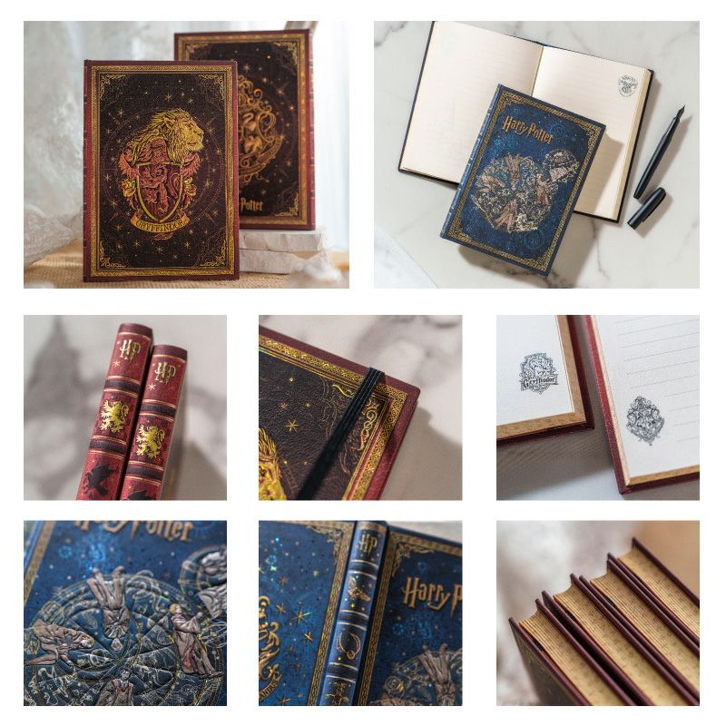【全寮セット】 【ミディサイズ 罫線 無地】 ペーパーブランクス Paperblanks  ハリーポッター Harry Potter グリフィンドール スリザリン レイブンクロー ハッフルパフ ホグワーツの伝説 10冊セット 罫線 無地 ミディ