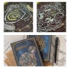 【ミディ 無地 2冊セット】Paperblanks ペーパーブランクス Harry Potter ハリーポッター ホグワーツの伝説＆スリザリン ノート