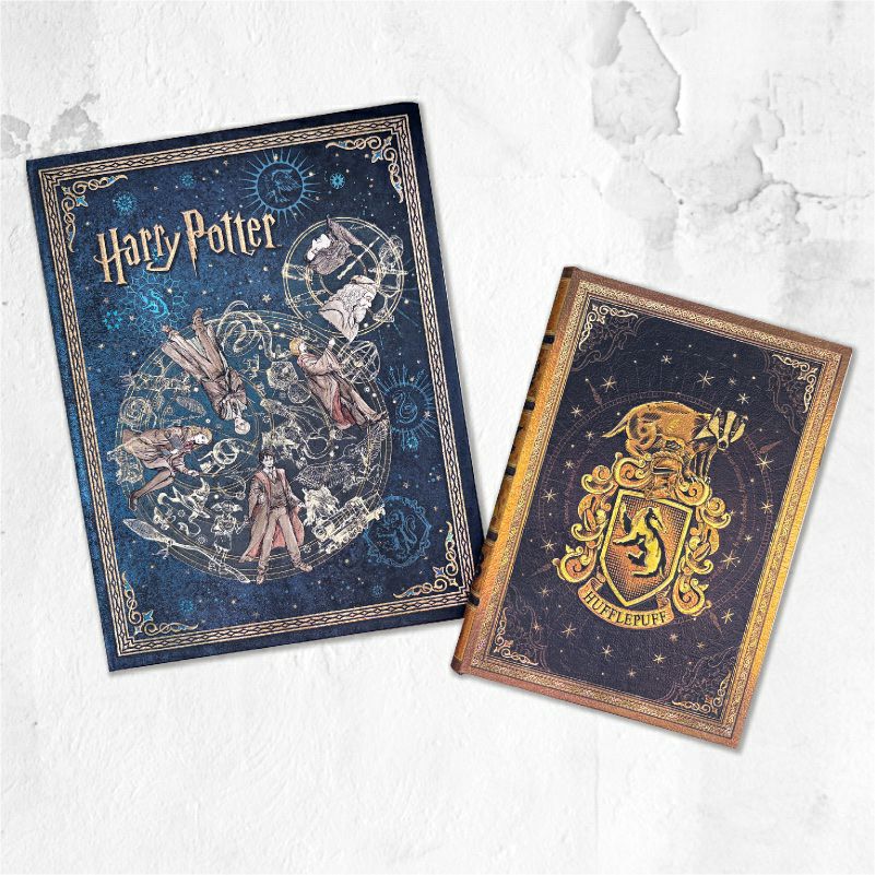 【ウルトラ/ミディ 無地 2冊セット】Paperblanks ペーパーブランクス Harry Potter ハリーポッター ホグワーツの伝説（ウルトラ）＆ハッフルパフ（ミディ） ノート
