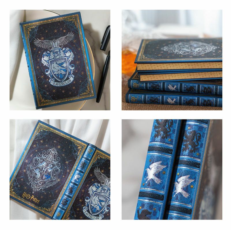 【ミディ 無地 2冊セット】Paperblanks ペーパーブランクス Harry Potter ハリーポッターハッフルパフ×レイブンクロー