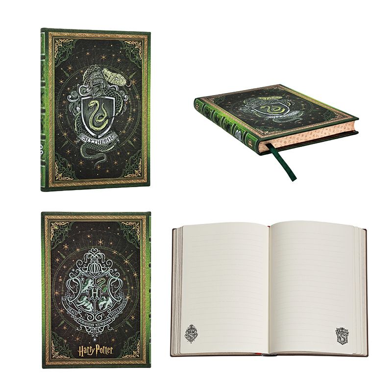 【ミニ/ミディ 罫線 2冊セット】Paperblanks ペーパーブランクス Harry Potter ハリーポッター ホグワーツの伝説(ミニ) スリザリン(ミディ)