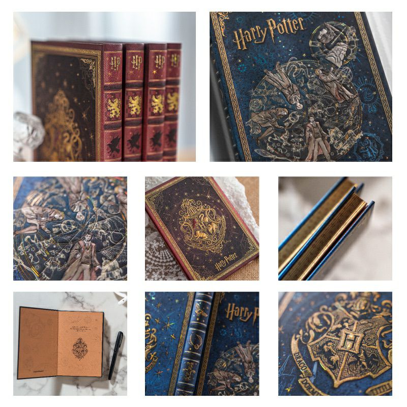 【ウルトラ/ミディ 無地 3冊 創作セット】 Paperblanks ペーパーブランクス Harry Potter ハリーポッター ホグワーツの伝説 グリフィンドール ハッフルパフ ノート