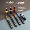 【名入れ無料】ハリーポッター Harry Potter LAMY サファリ 万年筆 4寮セット ＋ ペーパーブランクス ミディ 無地 ノート4冊セット ホグワーツ 全寮コンプリート ８点セット グリフィンドール スリザリン レイブンクロー ハッフルパフ ハリポタ