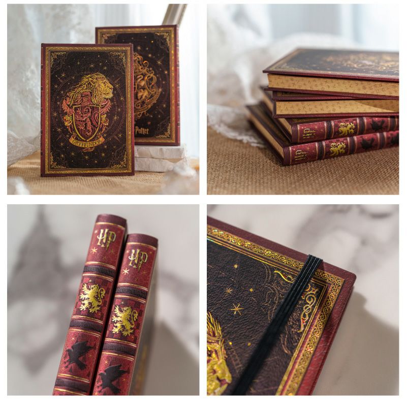 【名入れ無料】　ラミー サファリ LAMY Safari ハリーポッター Harry Potter ハリポタ 万年筆 ペーパーブランクス Paperblanks グリフィンドール ホグワーツ ミディ 罫線 ノート 2点セット 誕生日 ギフト 推し活