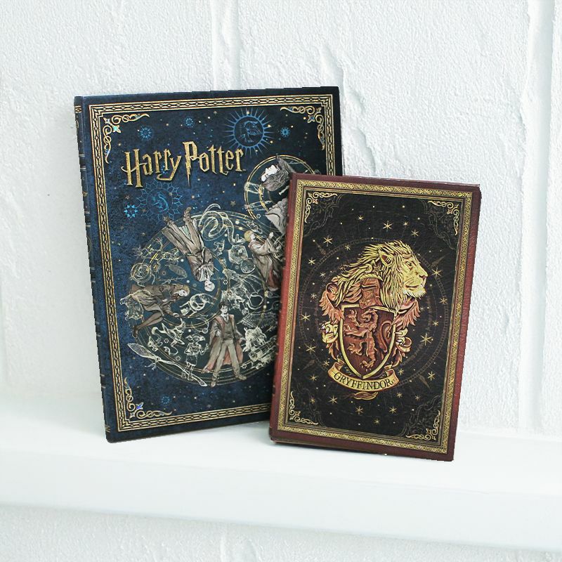 【ウルトラ無地/ミディ罫線 2冊セット】 Paperblanks ペーパーブランクス Harry Potter ハリーポッター ホグワーツの伝説 グリフィンドール ノート 