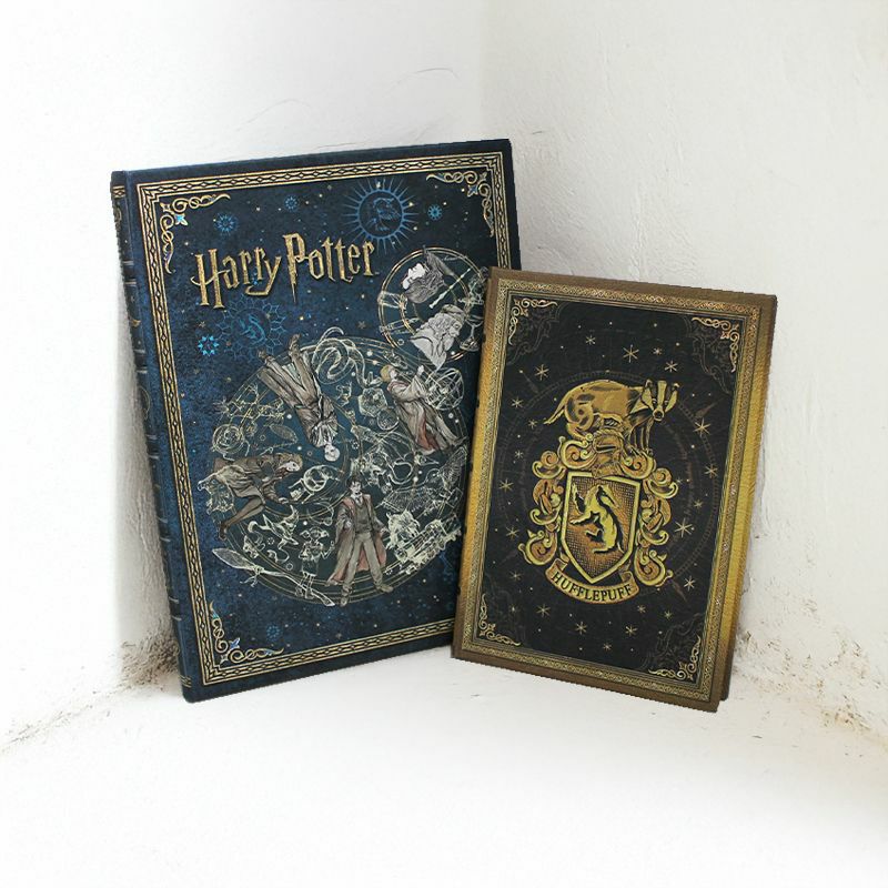 【ウルトラ無地/ミディ罫線 2冊セット】 Paperblanks ペーパーブランクス Harry Potter ハリーポッター ホグワーツの伝説 ハッフルパフ ノート