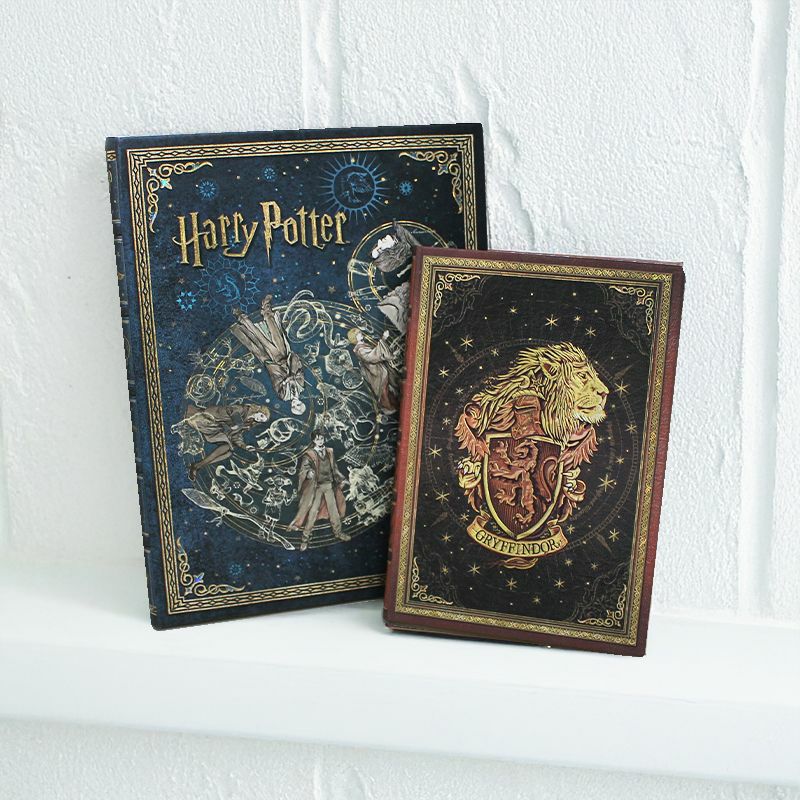 【ウルトラ罫線/ミディ無地 2冊セット】 Paperblanks ペーパーブランクス Harry Potter ハリーポッター ホグワーツの伝説 グリフィンドール ノート