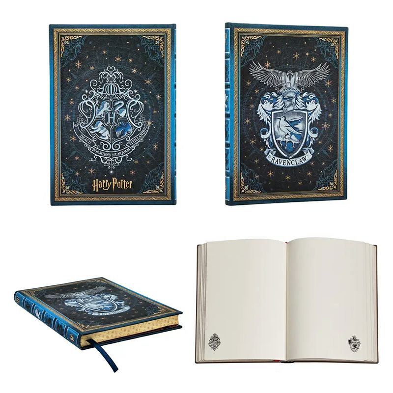 【ウルトラ罫線/ミディ無地 2冊セット】 Paperblanks ペーパーブランクス Harry Potter ハリーポッター ホグワーツの伝説 レイブンクロー ノート