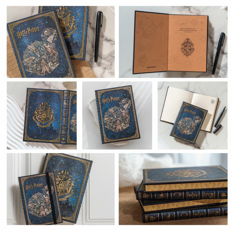 【mini無地/ミディ罫線 2冊セット】 Paperblanks ペーパーブランクス Harry Potter ハリーポッター ホグワーツの伝説 グリフィンドール ノート