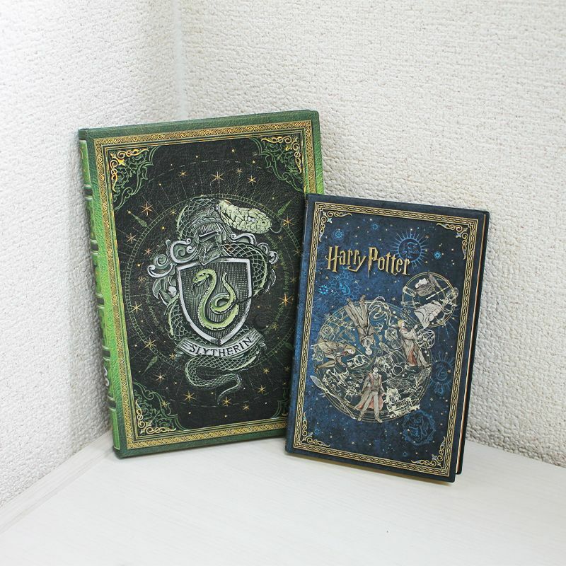 【mini無地/ミディ罫線 2冊セット】 Paperblanks ペーパーブランクス Harry Potter ハリーポッター ホグワーツの伝説 スリザリン ノート