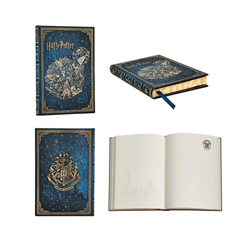 【mini無地/ミディ罫線 2冊セット】 Paperblanks ペーパーブランクス Harry Potter ハリーポッター ホグワーツの伝説 レイブンクロー ノート