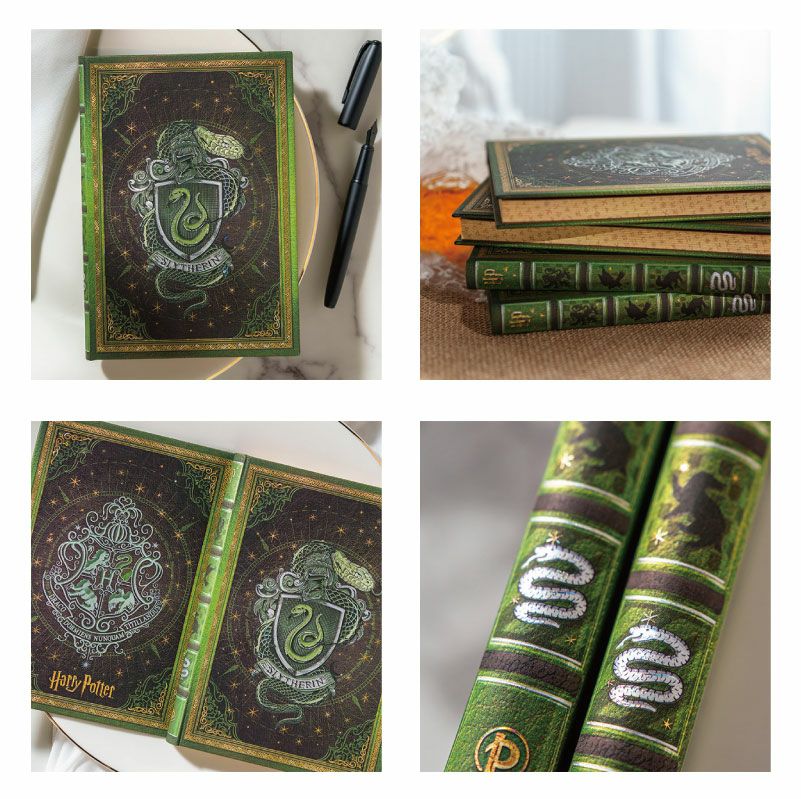 【mini罫線/ミディ無地 2冊セット】 Paperblanks ペーパーブランクス Harry Potter ハリーポッター ホグワーツの伝説 スリザリン ノート