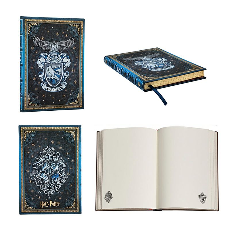 【ミディ罫線/ミディ無地 2冊セット】 Paperblanks ペーパーブランクス Harry Potter ハリーポッター ホグワーツの伝説 レイブンクロー ノート