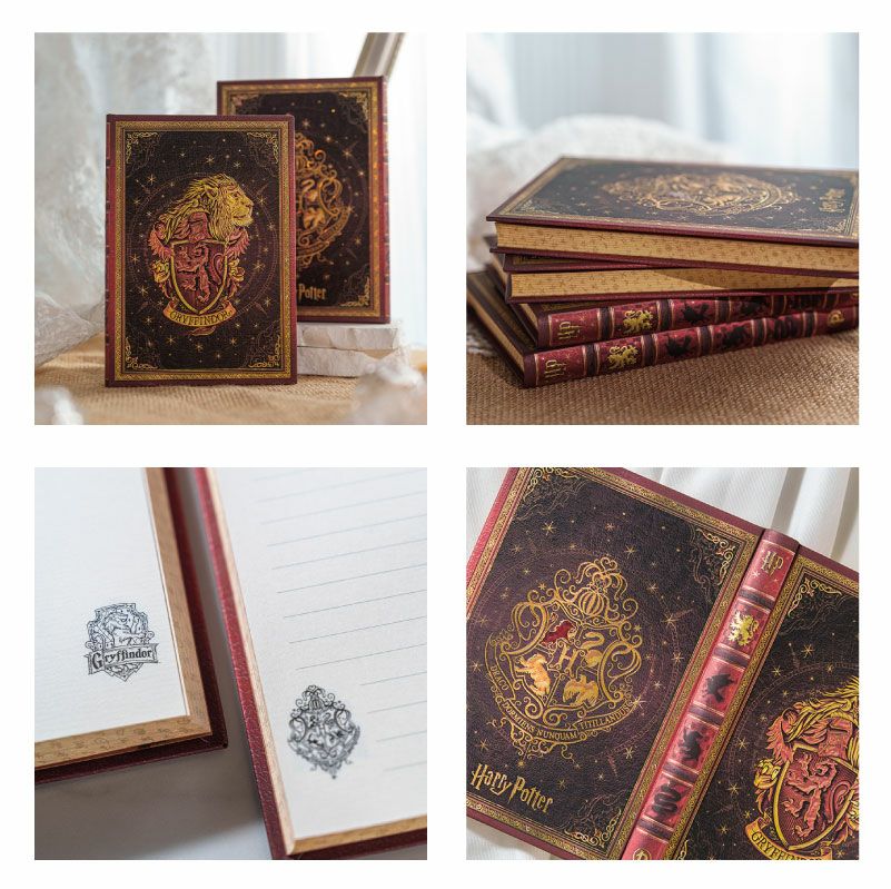【ミディ無地/罫線 2冊セット】 Paperblanks ペーパーブランクス Harry Potter ハリーポッター スリザリン グリフィンドール ノート