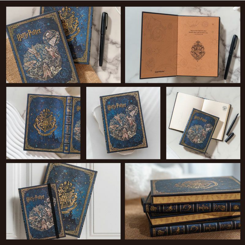 【名入れ無料】ハリーポッター Harry Potter ハリポタ ラミー サファリ LAMY Safari 万年筆 ペーパーブランクス Paperblanks ハッフルパフ ホグワーツの伝説 ウルトラ 無地 ノート 2点セット