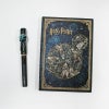 【名入れ無料】ハリーポッター Harry Potter ハリポタ ラミー サファリ LAMY Safari 万年筆 ペーパーブランクス Paperblanks スリザリン ホグワーツの伝説 midi 無地 ノート 2点セット