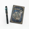 【名入れ無料】ハリーポッター Harry Potter ハリポタ ラミー サファリ LAMY Safari 万年筆 ペーパーブランクス Paperblanks スリザリン ホグワーツの伝説 mini 無地 ノート 2点セット