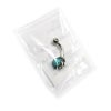 ボディピアス へそピアス アクセサリー シルバー ターコイズブルー