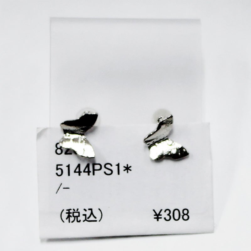 レディース アパレル 樹脂ピアス アクセサリー シルバー