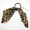  レディース アパレル ヘアゴム 髪ゴム ヘアアクセサリー 髪飾り ヒョウ柄 レオパード ブラウン リボン