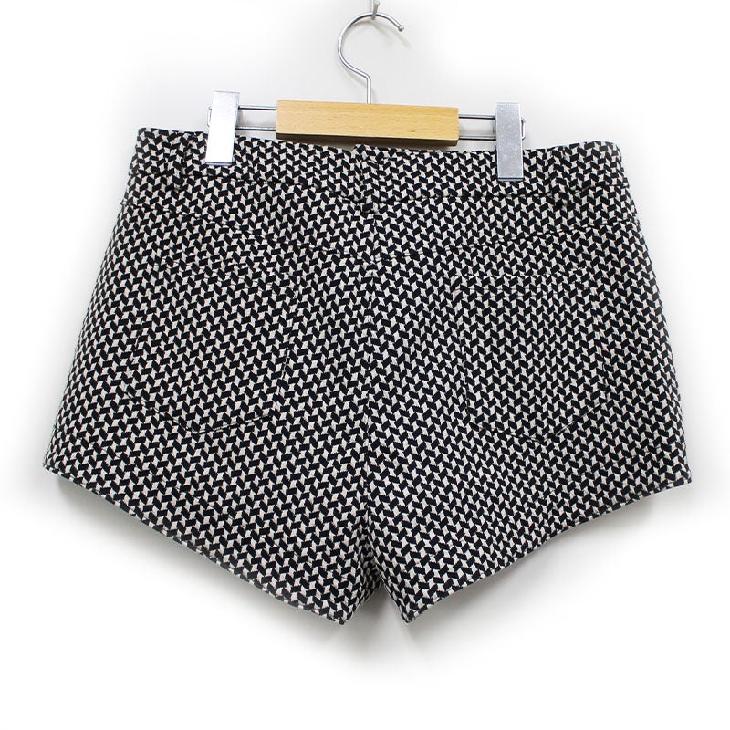 ロイヤルプリンセス ROYAL PRINCESS ショートパンツ ボトムス ジッパーフライ チェック L ブラック×ベージュ