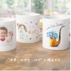 【写真＆名入れ無料】 【オーダーメイド】 母の日 父の日 特急プリント 名入れ マグカップ 子供の絵  フォトプリント 写真プリント 誕生日 ギフト 贈り物 敬老の日 記念