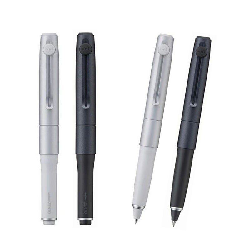 三菱鉛筆 uni ユニボール ゼント シグニチャーモデル uniball ZENTO signature model ローラーボール ボールペン 0.38ｍｍ 0.5ｍｍ シルバー ブラック プレゼント 