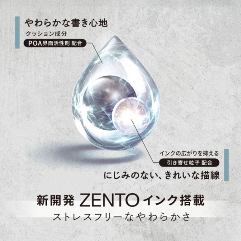 三菱鉛筆 uni ユニボール ゼント シグニチャーモデル uniball ZENTO signature model ローラーボール ボールペン 0.38ｍｍ 0.5ｍｍ シルバー ブラック プレゼント 